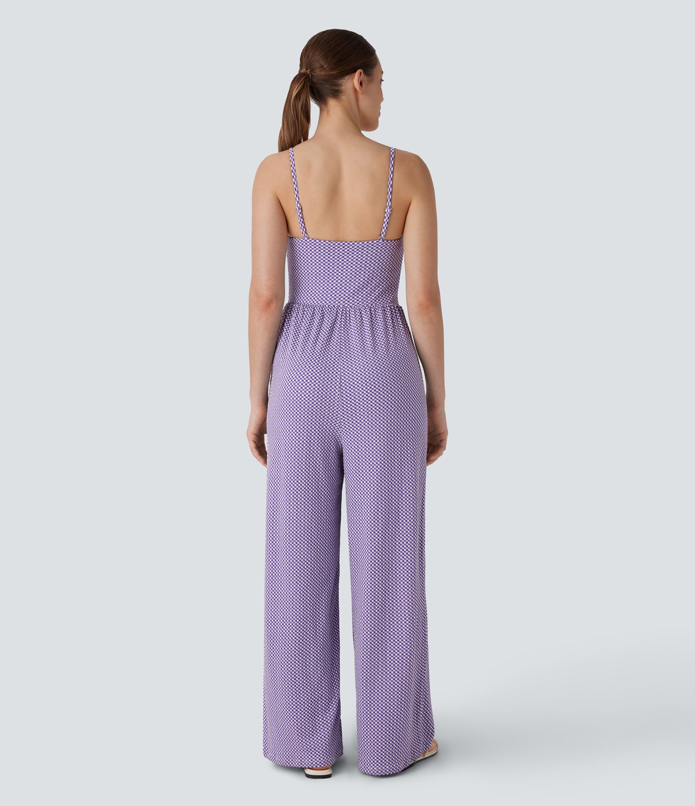 Mono cuadro bolsillo lateral fruncido sin espalda tirante ajustable extraíble