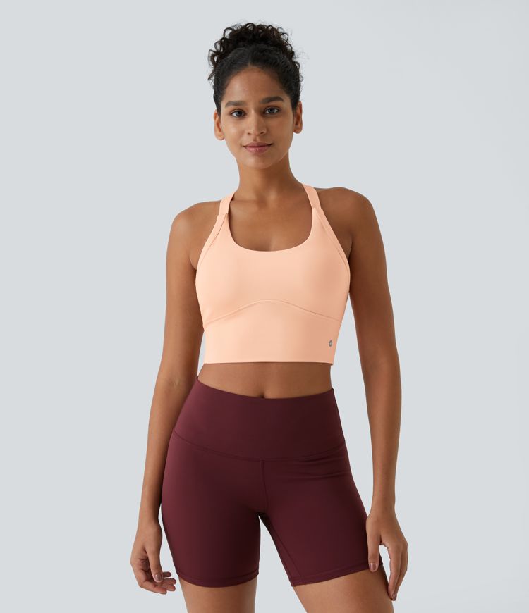 SoftlyZero™ Plush Cut Out Cropped Yoga Tank Top
