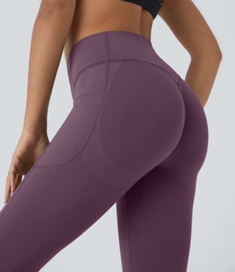 Halara UltraSculpt™ High Waisted Scrunch Butt Lifting Tummy Control Pocket Shaping Capri Training Leggings
