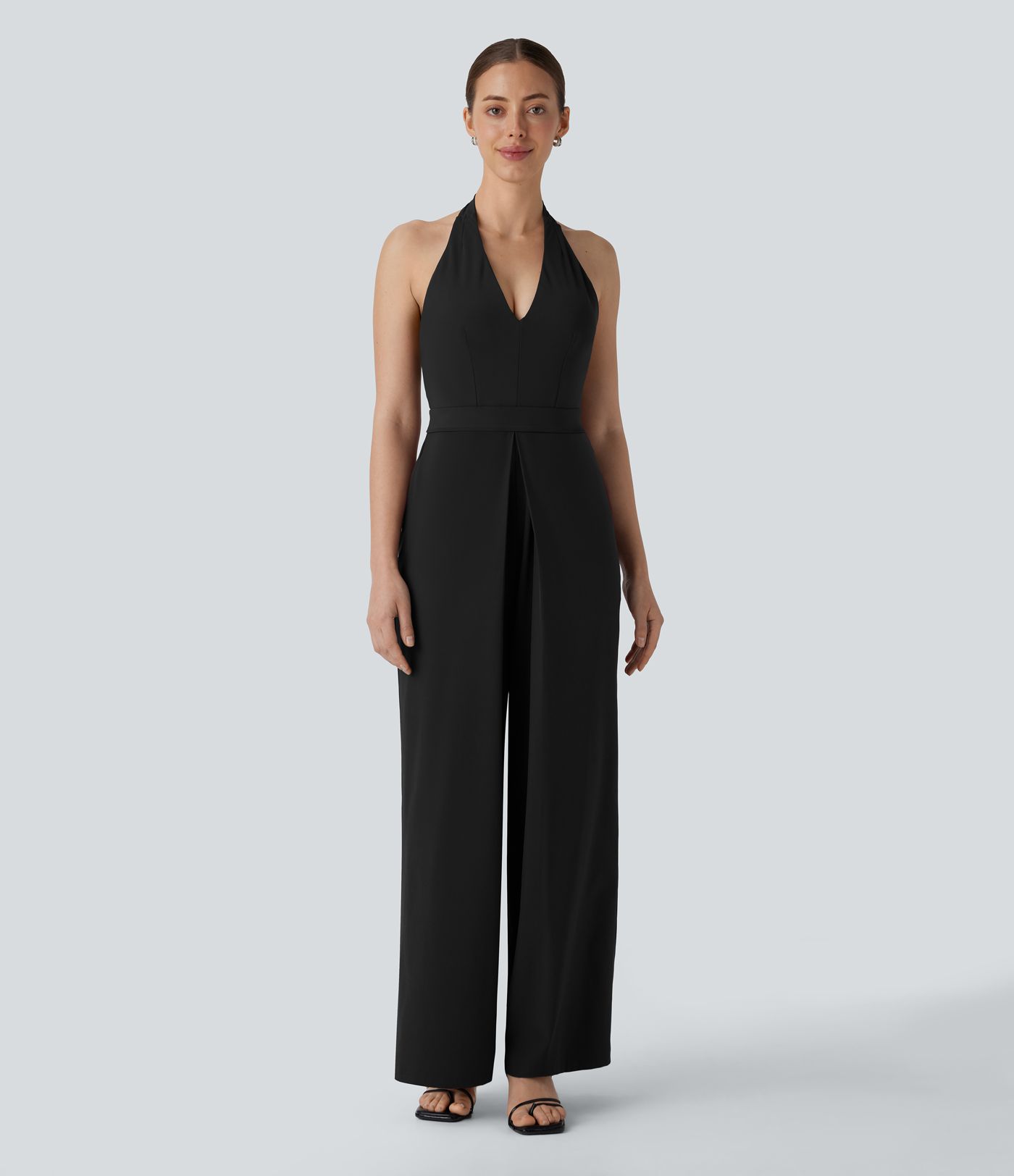Breezeful™ Halter Pocket Quick Dry Jumpsuit