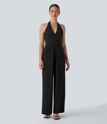 Breezeful™ Halter Pocket Quick Dry Jumpsuit