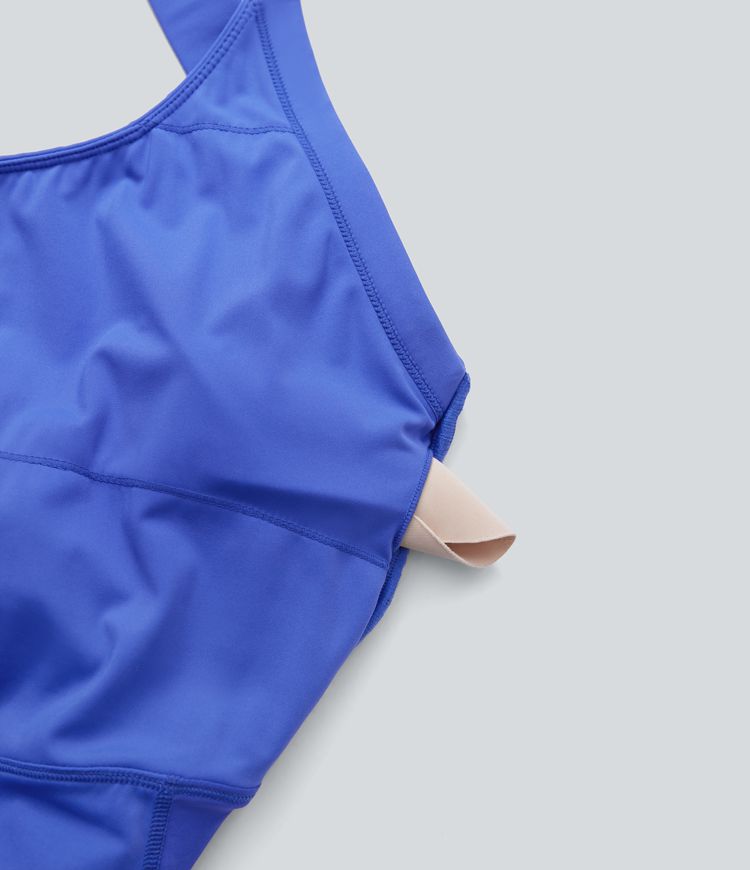 Softlyzero™ Airy Backless Twisted 2-in-1 Side Pocket Split Curved Hem  Dance Active Dress-Easy Peezy Edition