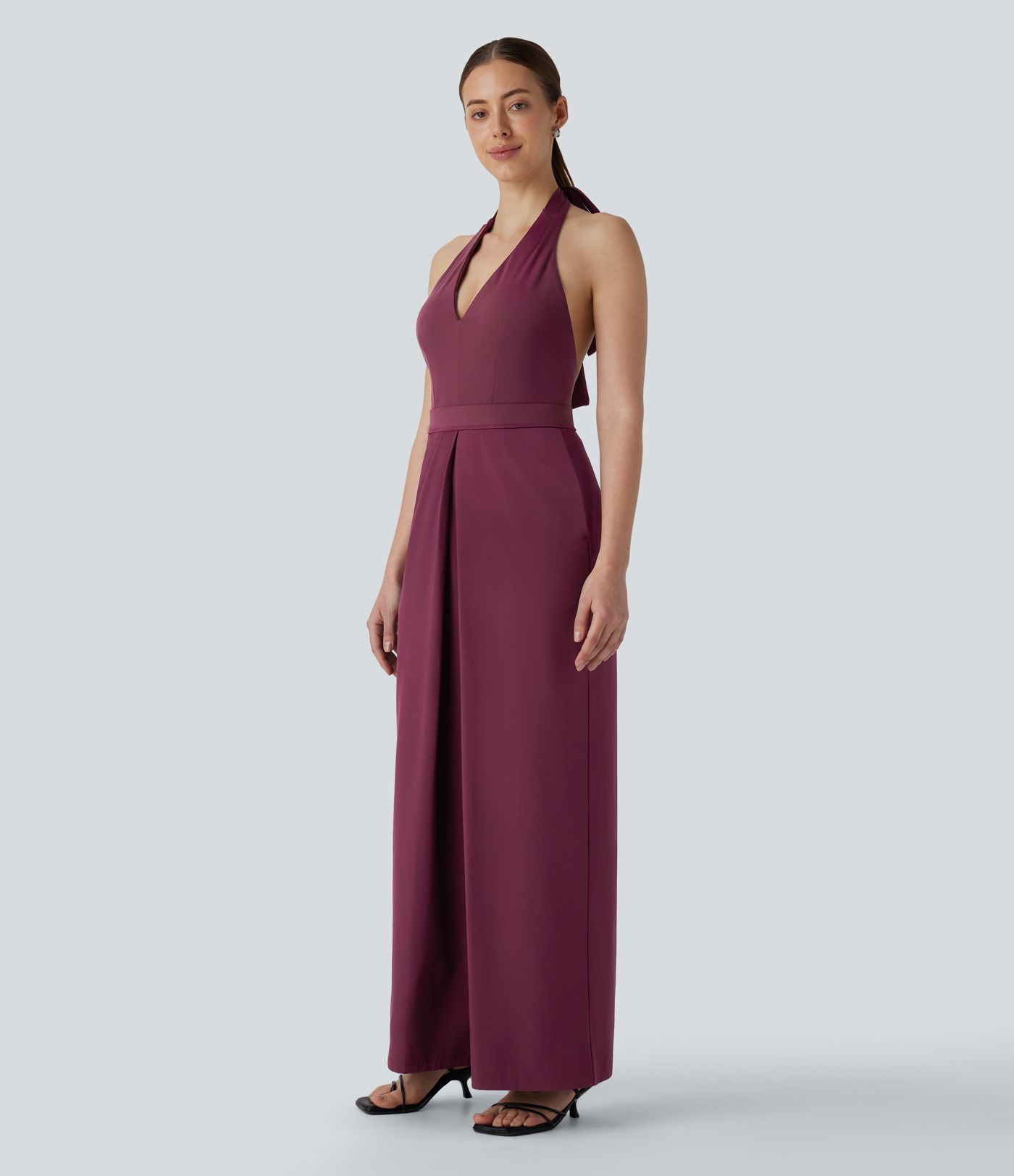 Breezeful™ Halter Pocket Quick Dry Jumpsuit
