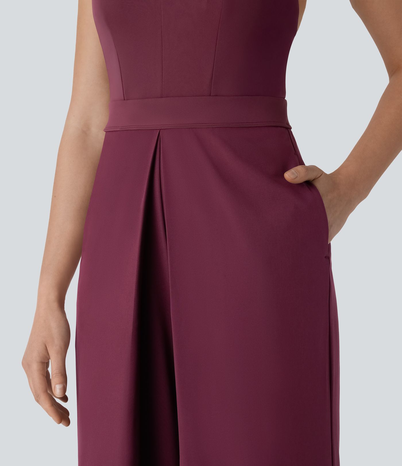 Breezeful™ Halter Pocket Quick Dry Jumpsuit