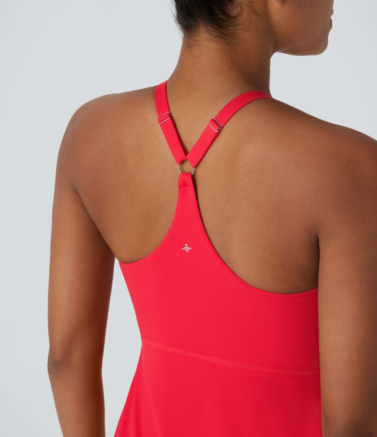 Softlyzero™ Plush - Rückenfreies Tanzkleid mit verstellbaren Trägern und vorgeformten Cups - Easy Peezy Edition