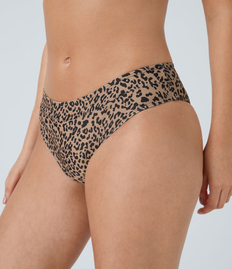 Braguita de Bikini trangular con estampado de leopardo