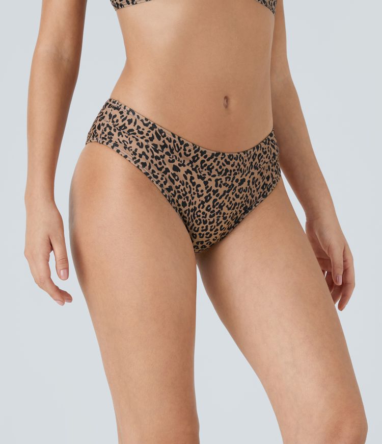 Braguita de Bikini trangular con estampado de leopardo