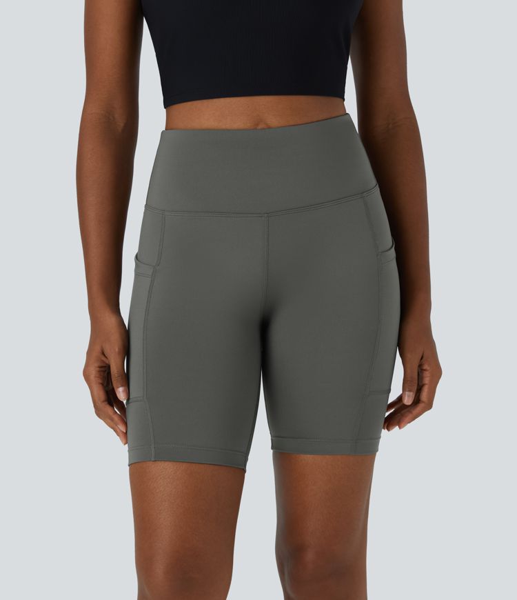 Pantalón corto ciclista bolsillo lateral tiro alto 17.5cm