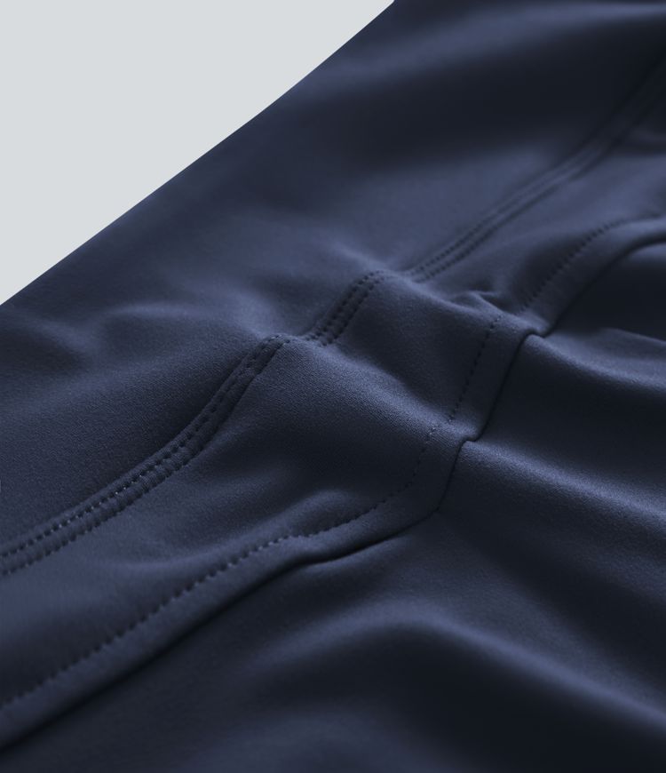 Solid color hidden side pocket 2-in-1 tennis skirt