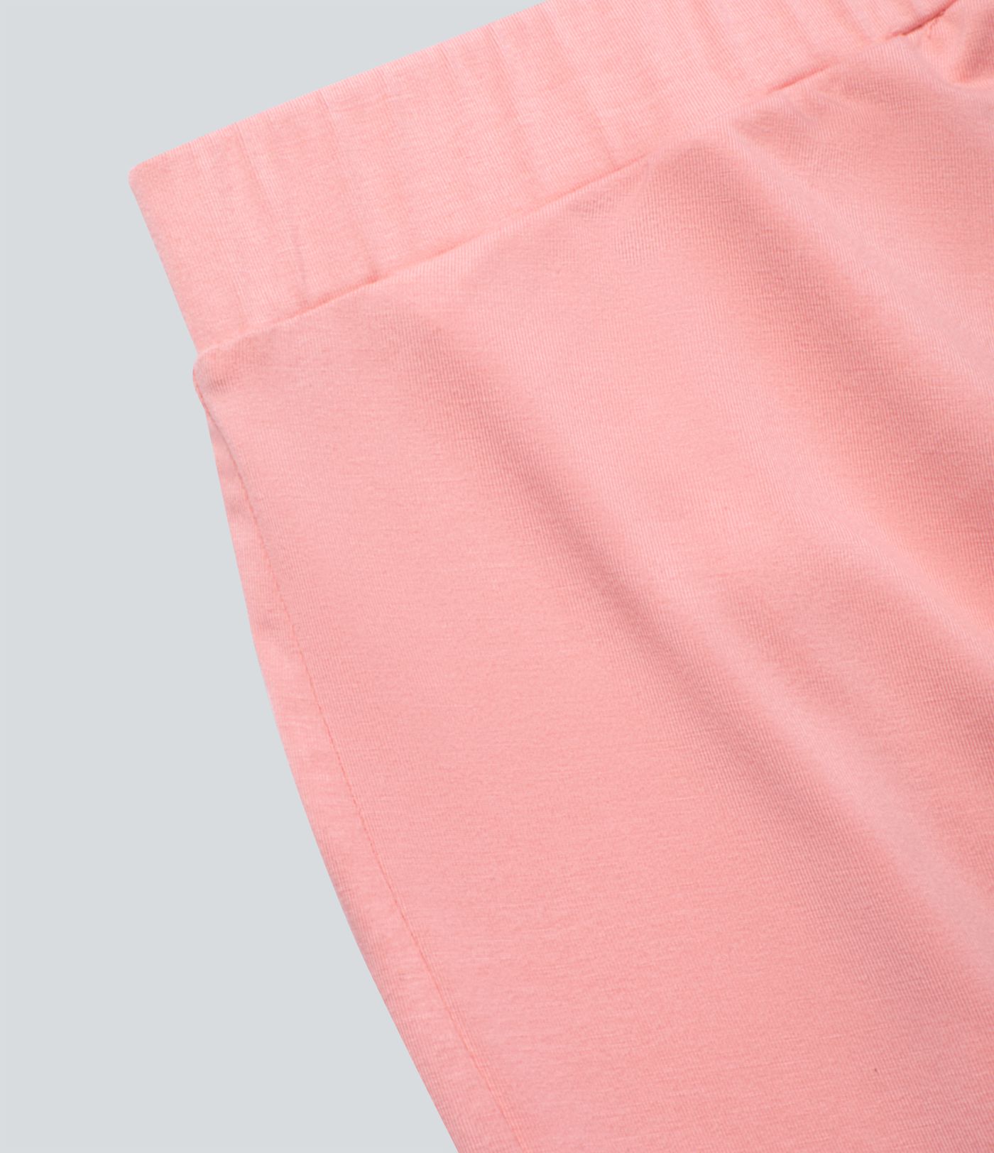 Falda a media pierna ajustada abertura fruncido