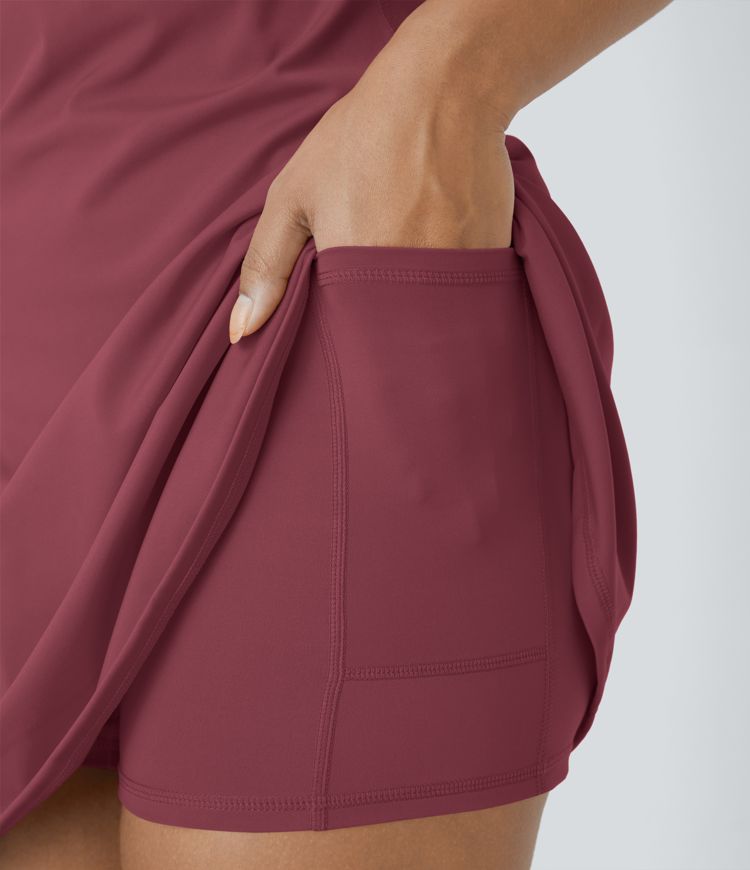 Vestido actividad Softlyzero™ Airy tacto fresco 2 en 1 sin espalda correa ajustable Euphoria Air