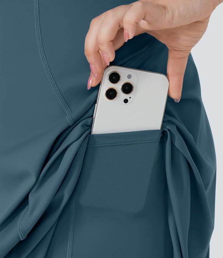 Everyday Stretchy 2-in-1 Plus Size Flare Golf Dress-BFF