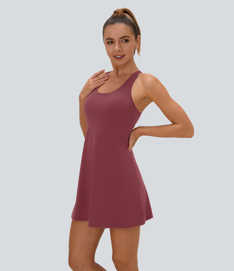 SoftlyZero™ Airy Pocket 2-in-1 Cool Touch Tennis Active Dress-UPF50+