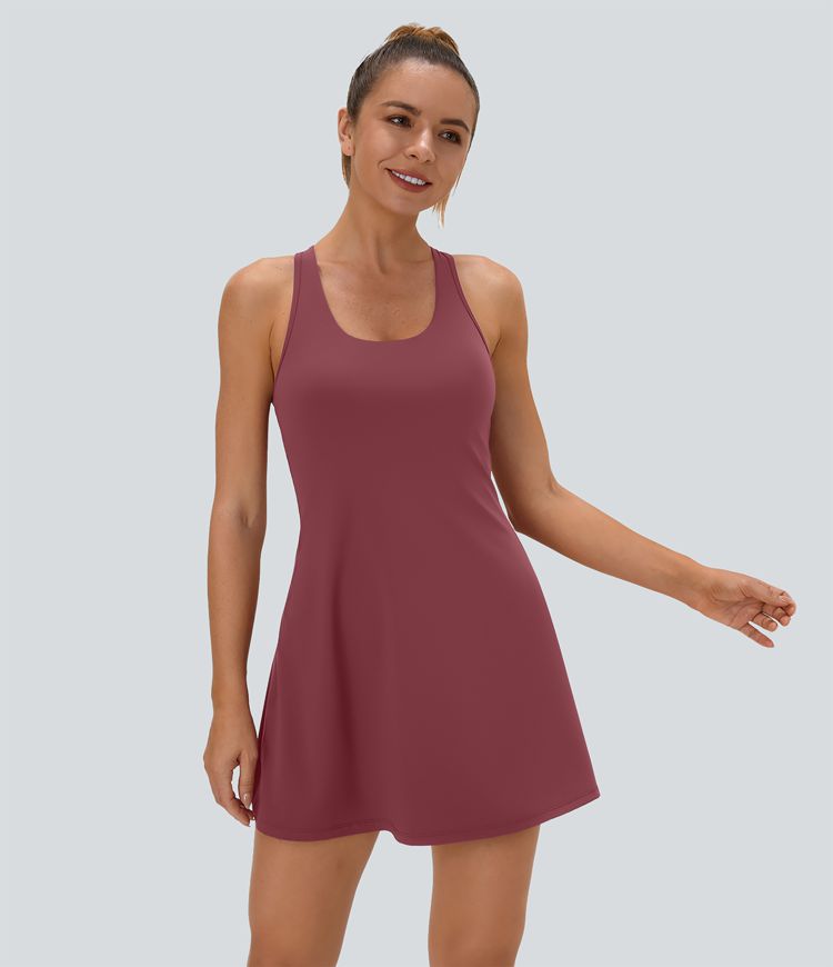 SoftlyZero™ Airy Pocket 2-in-1 Cool Touch Tennis Active Dress-UPF50+