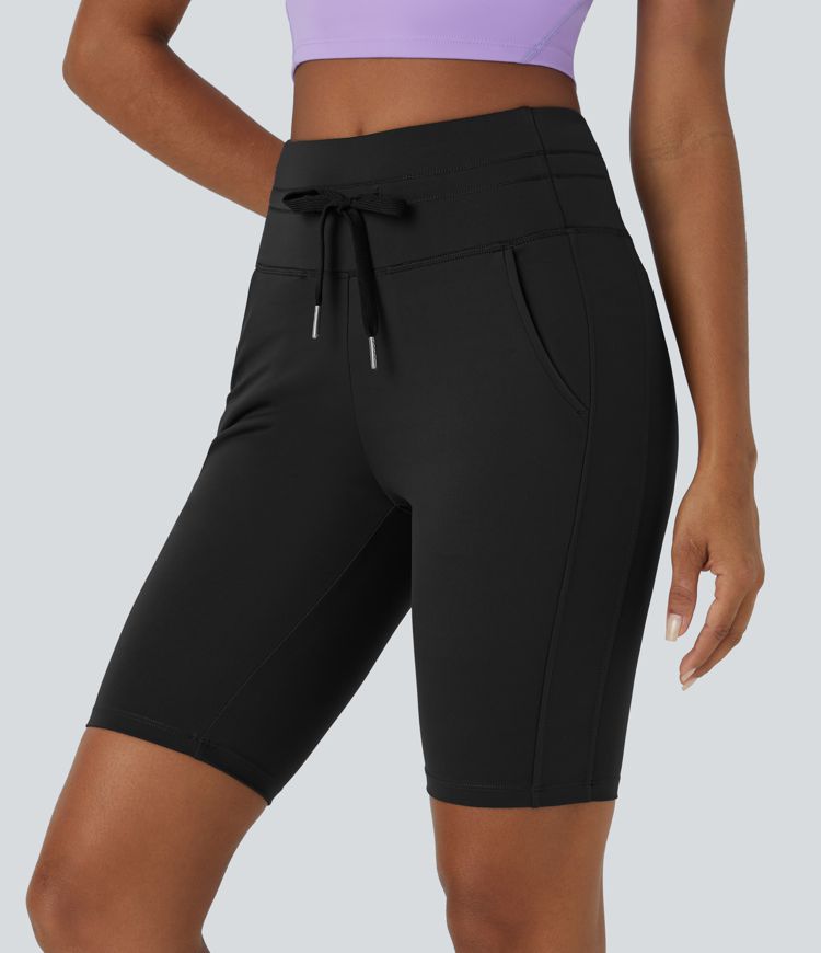 Pantalón corto Softlyzero™ Airy tiro alto cordón bolsillo lateral liso tacto fresco 22.8cm