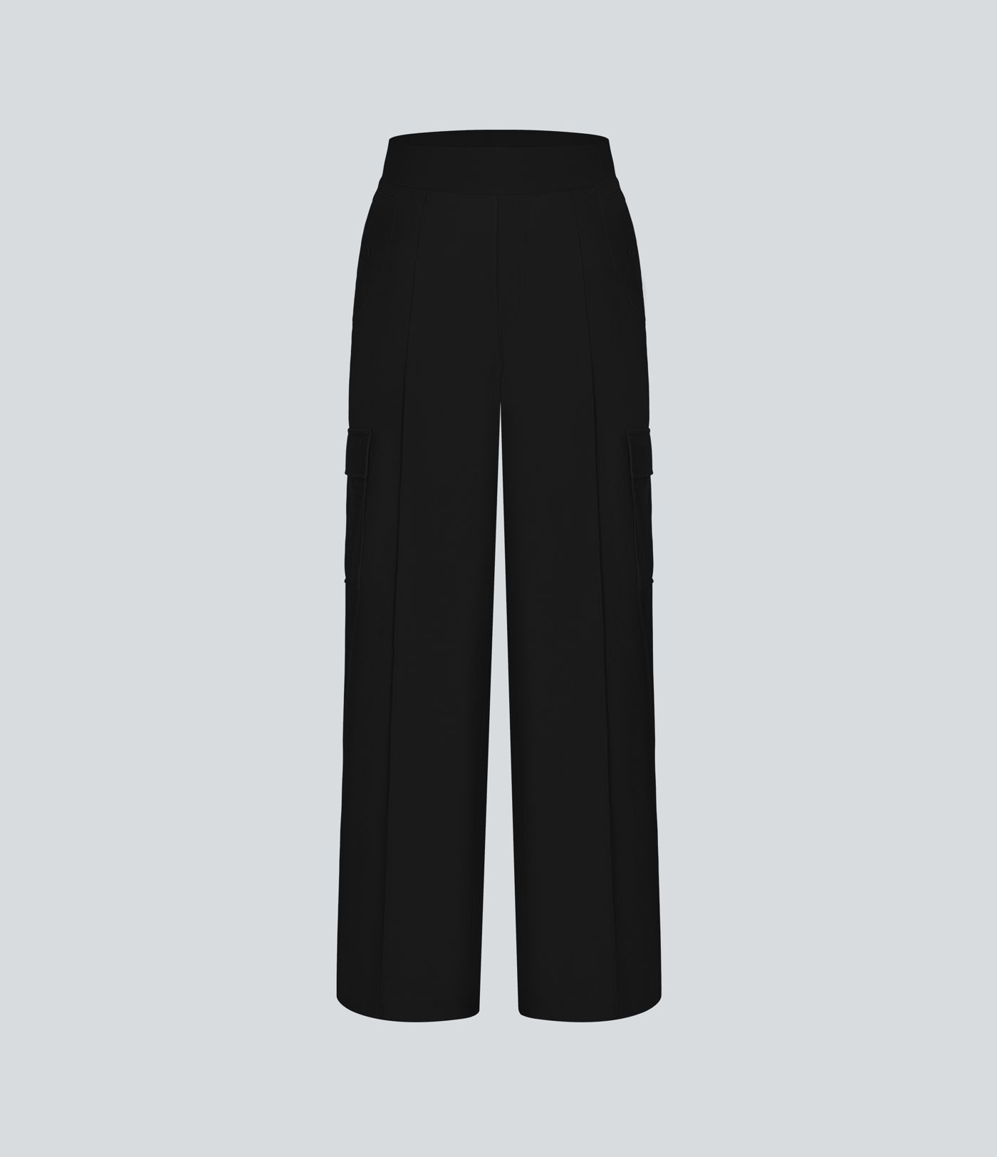 High Waist Multi-Pocket Wide Leg Casual Cargo Pants