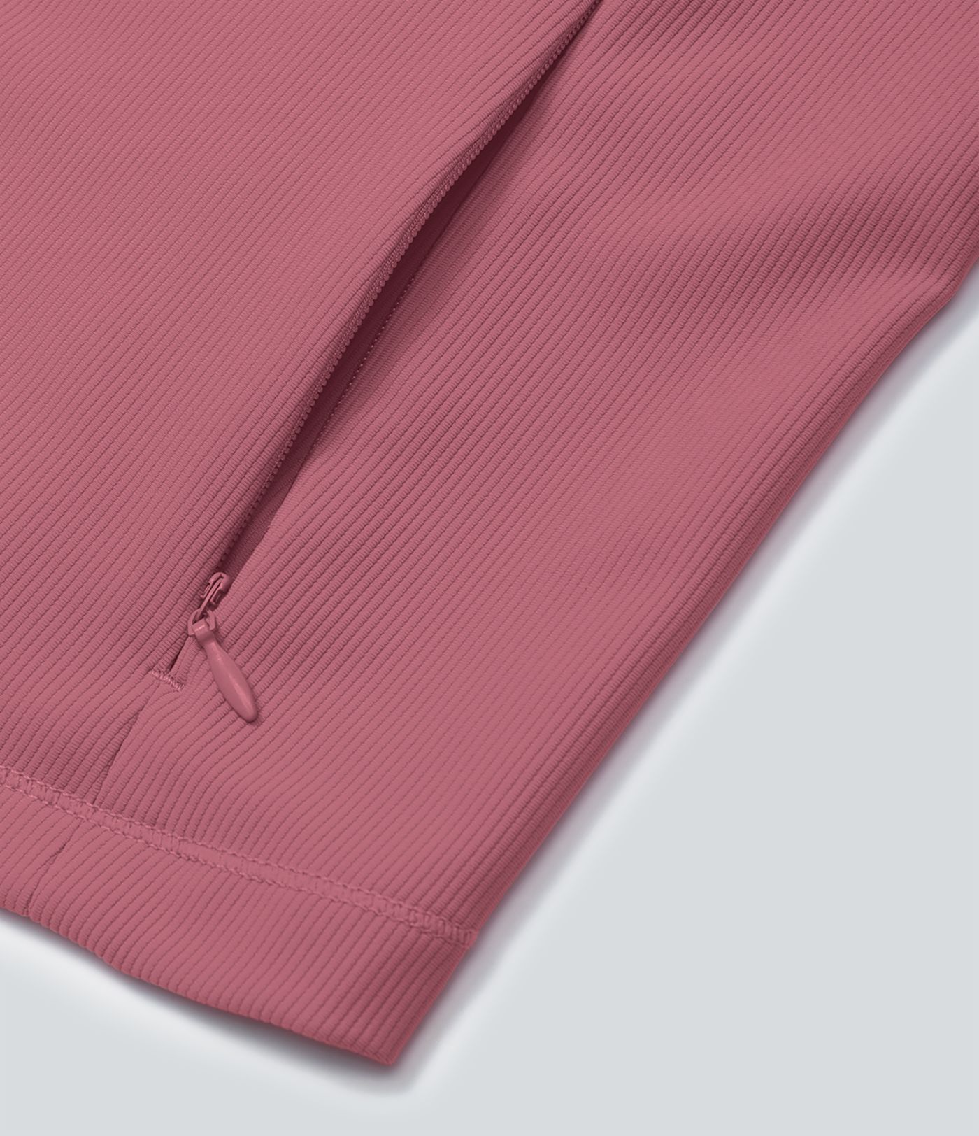 Patitoff™ Flow Pet Hair Resistant Stand Collar Zipper Pocket Thumb Hole Cropped Casual Jacket