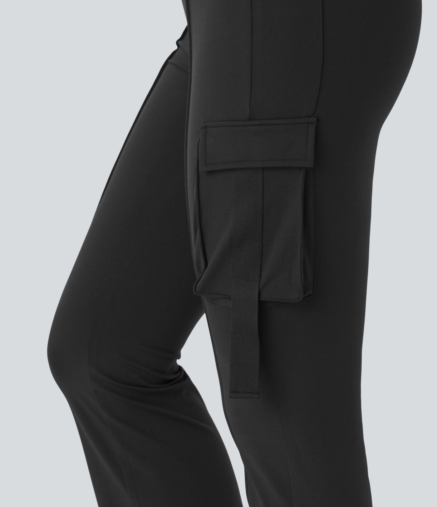 DayStretch High Waisted Side Flap Pocket Capri Cargo Casual Pants