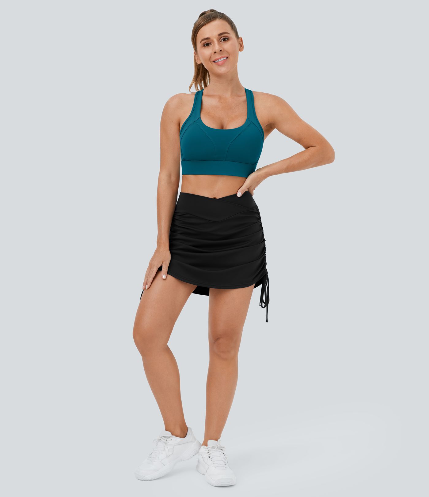 Everyday Crossover, figurbetonter 2-in-1-Aktivitätsrock mit Seitentaschen – Starstruck