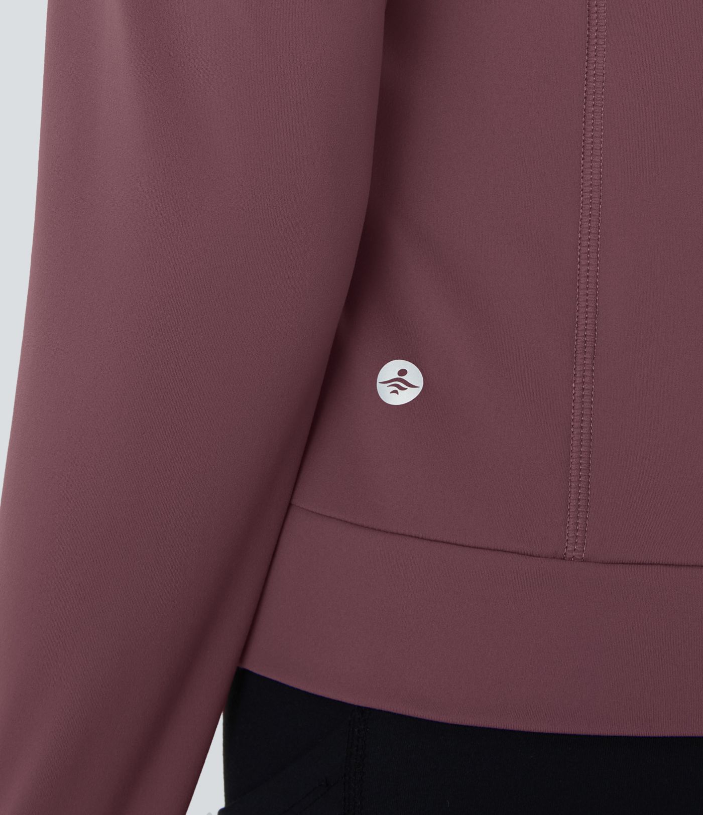 Softlyzero™ Plush Round Neck Crossover Hem Yoga Sports Top