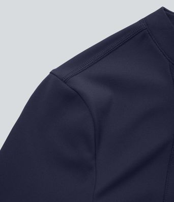 Softlyzero™ Plush Golf-Sportoberteil mit halblangem Reißverschluss und Daumenloch Softlyzero™ Plush Golf-Sportoberteil mit halblangem Reißverschluss und Daumenloch