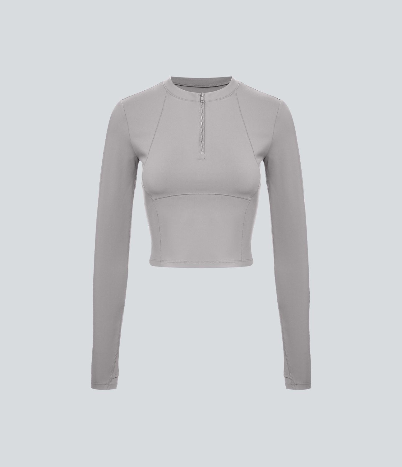 Softlyzero™ Plush Top Sport de Golf Court à Manches Longues avec Trou pour Pouce et Demi-Zip Softlyzero™ Plush Top Sport de Golf Court à Manches Longues avec Trou pour Pouce et Demi-Zip
