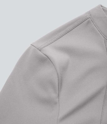 Softlyzero™ Plush Top Sport de Golf Court à Manches Longues avec Trou pour Pouce et Demi-Zip Softlyzero™ Plush Top Sport de Golf Court à Manches Longues avec Trou pour Pouce et Demi-Zip