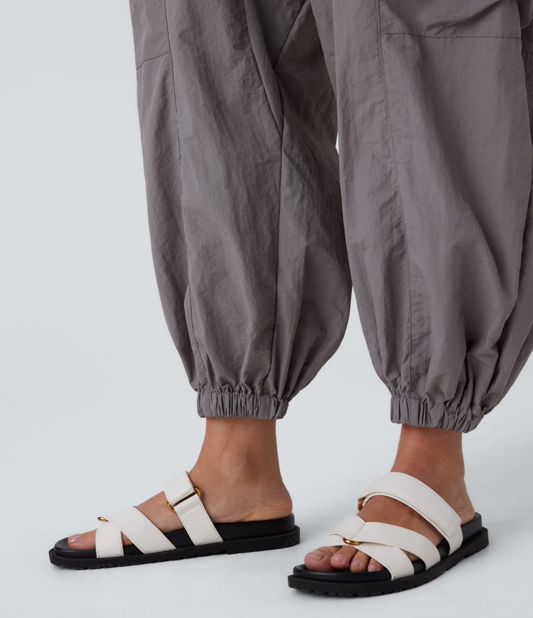 V Neck Sleeveless Drawstring Pockets Relax Cargo Jumpsuit