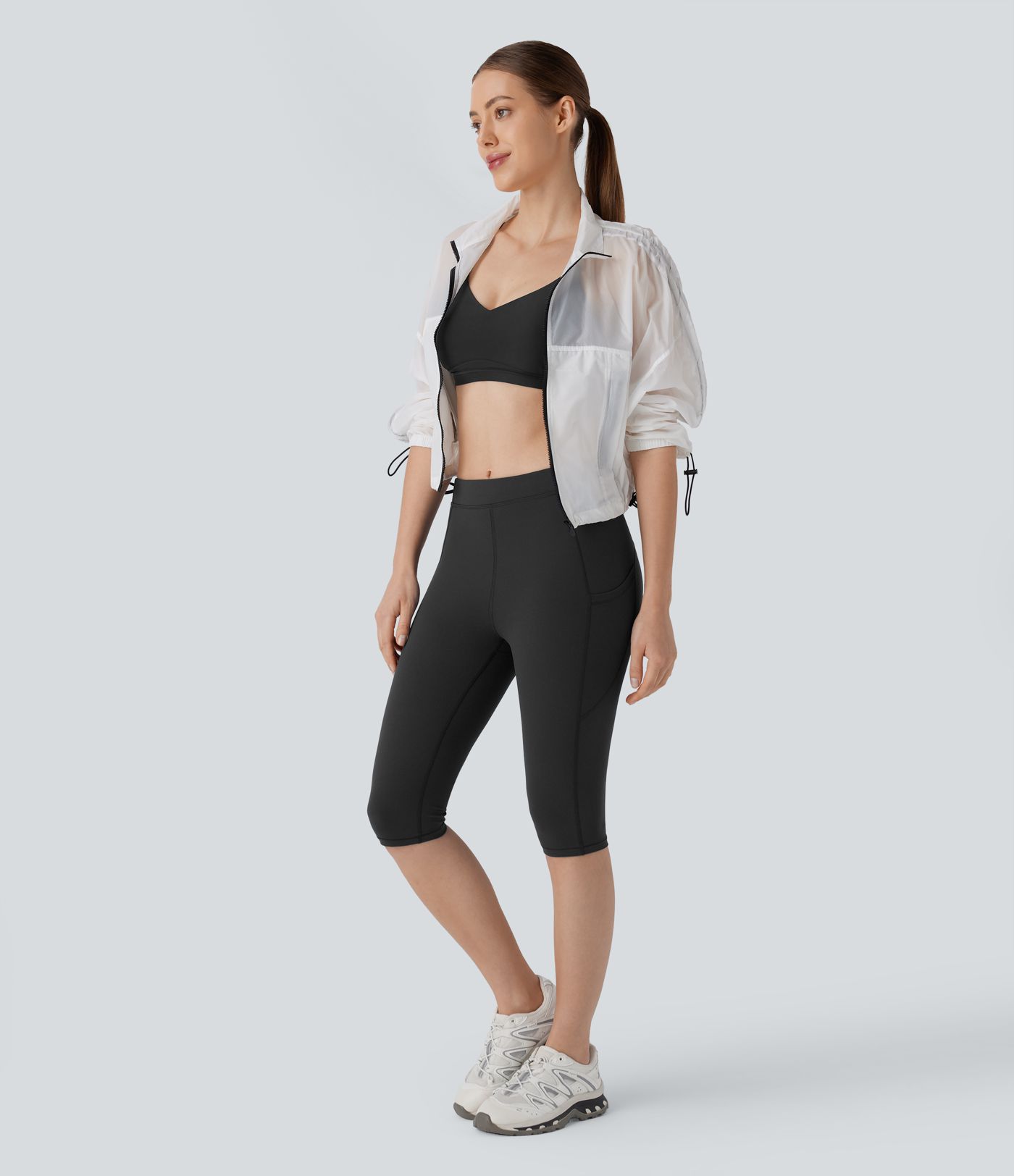 Halara UltraSculpt™ High Waisted Pocket Hiking Pedal Pusher Leggings
