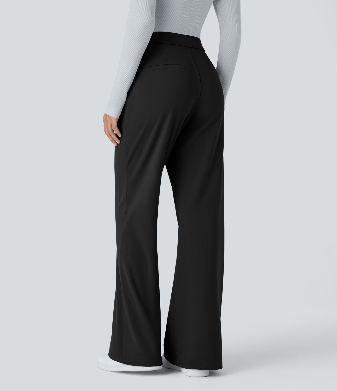 Pantalon tailleur évasé taille haute Halara Flex™ DayStretch avec poches