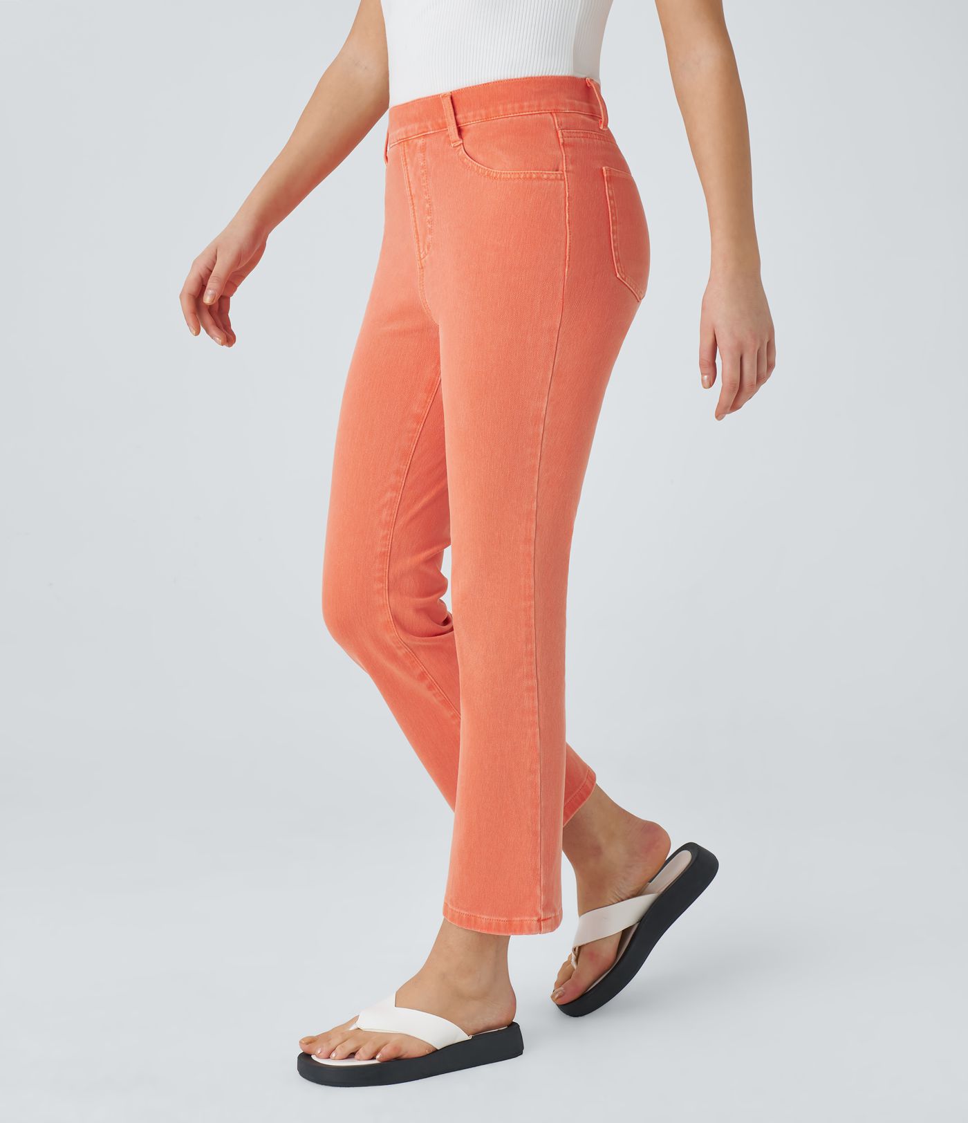 Halara Flex™ Hohe Taille Taschen Bunte Lässige Bootcut Jeans