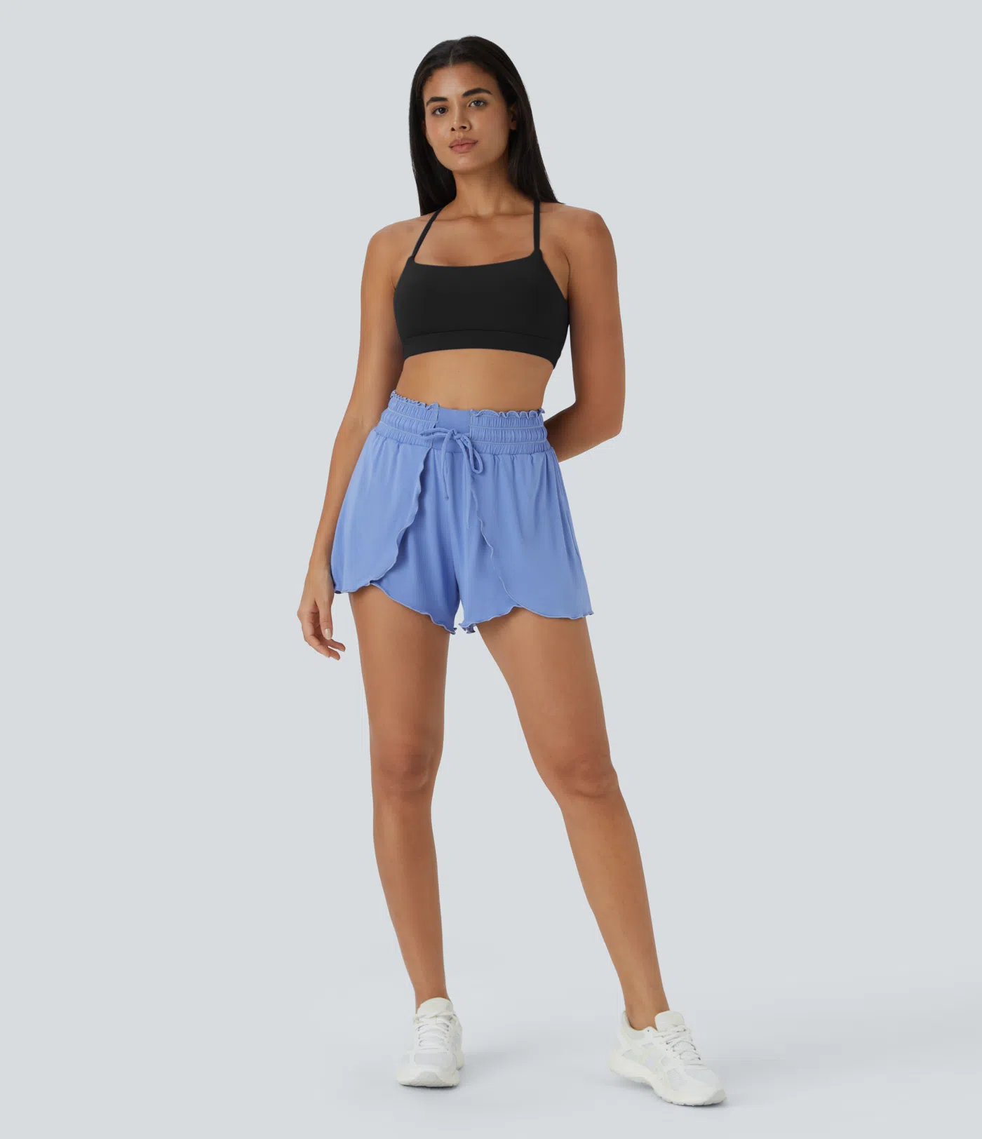 Sujetador deportivo yoga Softlyzero™ cut out cruzado sin espalda tirante fino sujeción baja Sujetador deportivo yoga Softlyzero™ cut out cruzado sin espalda tirante fino sujeción baja