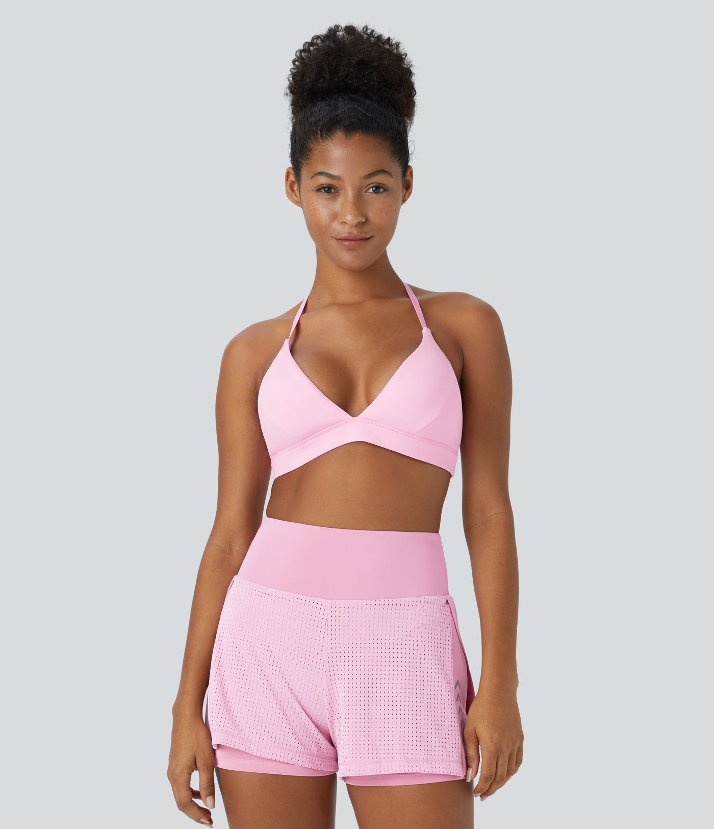 Softlyzero™ Airy Luftiger, stützender, rückenfreier, abnehmbarer Sport-BH mit tiefem V-Ausschnitt, Cool-Touch