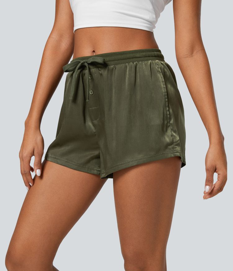 Pantalon Évasé Casual en Velours Taille Haute Plissé