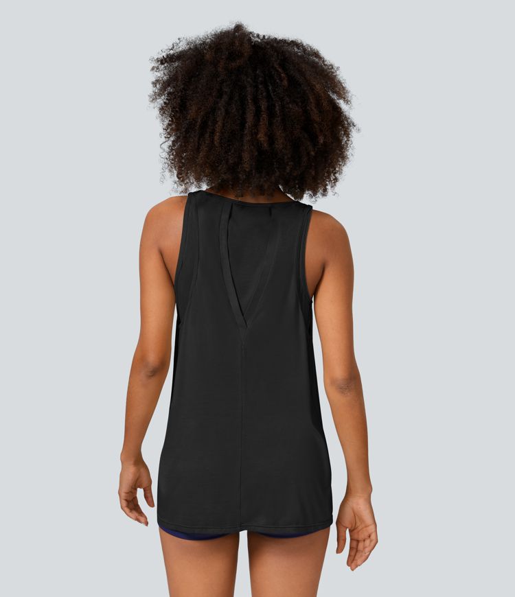 Sleeveless 2-in-1 Relax Yoga Sports Top