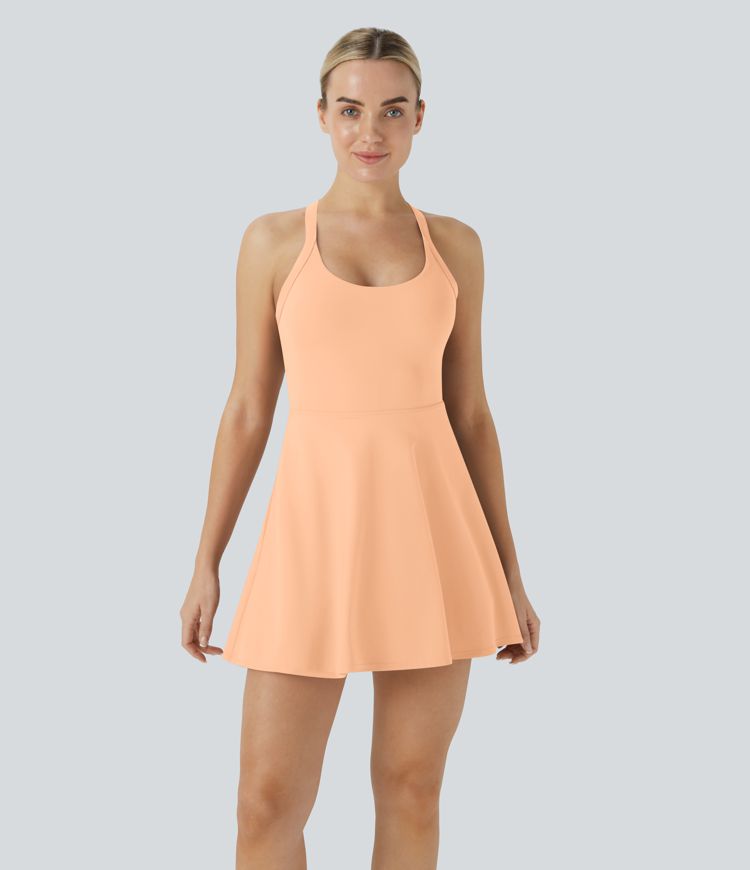 SoftlyZero™ Airy Backless Twisted Cool Touch Dance Active Dress-Easy Peezy Edition