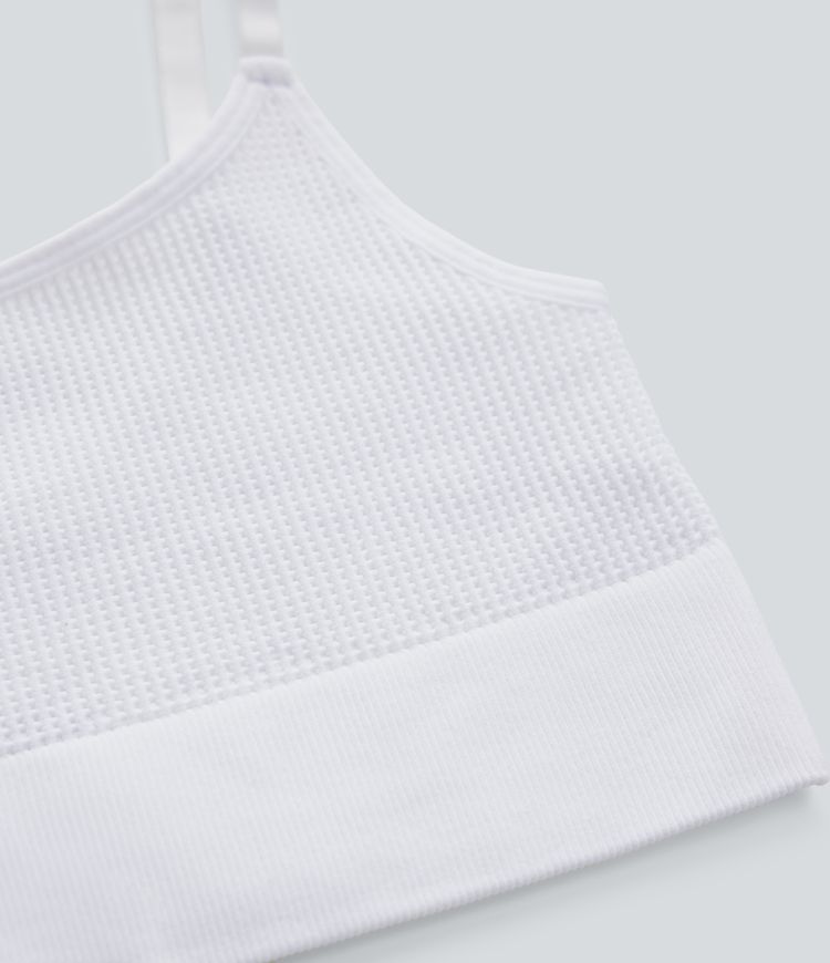 Seamless Flow Waffle Smoothing Lounge Bra