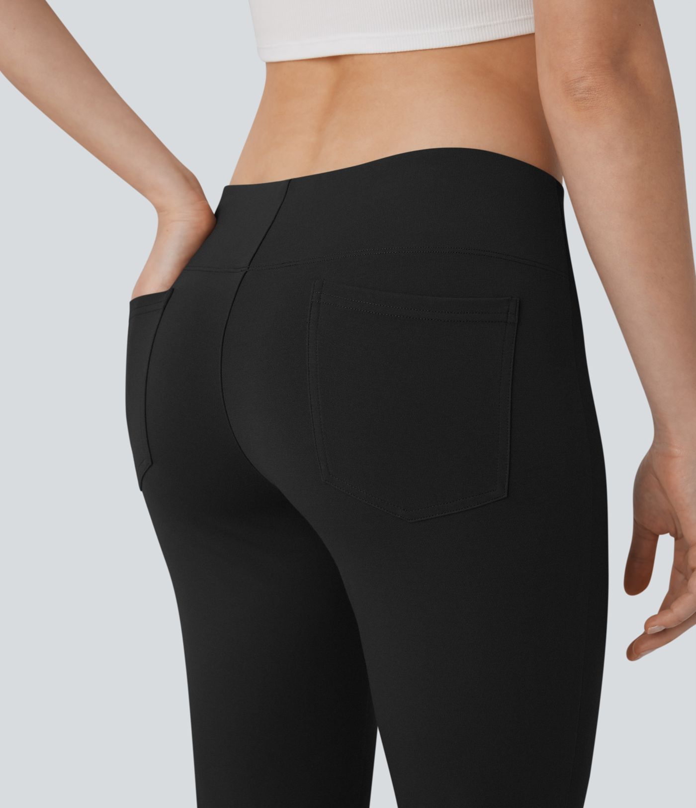 Low Rise Pocket Casual Pants