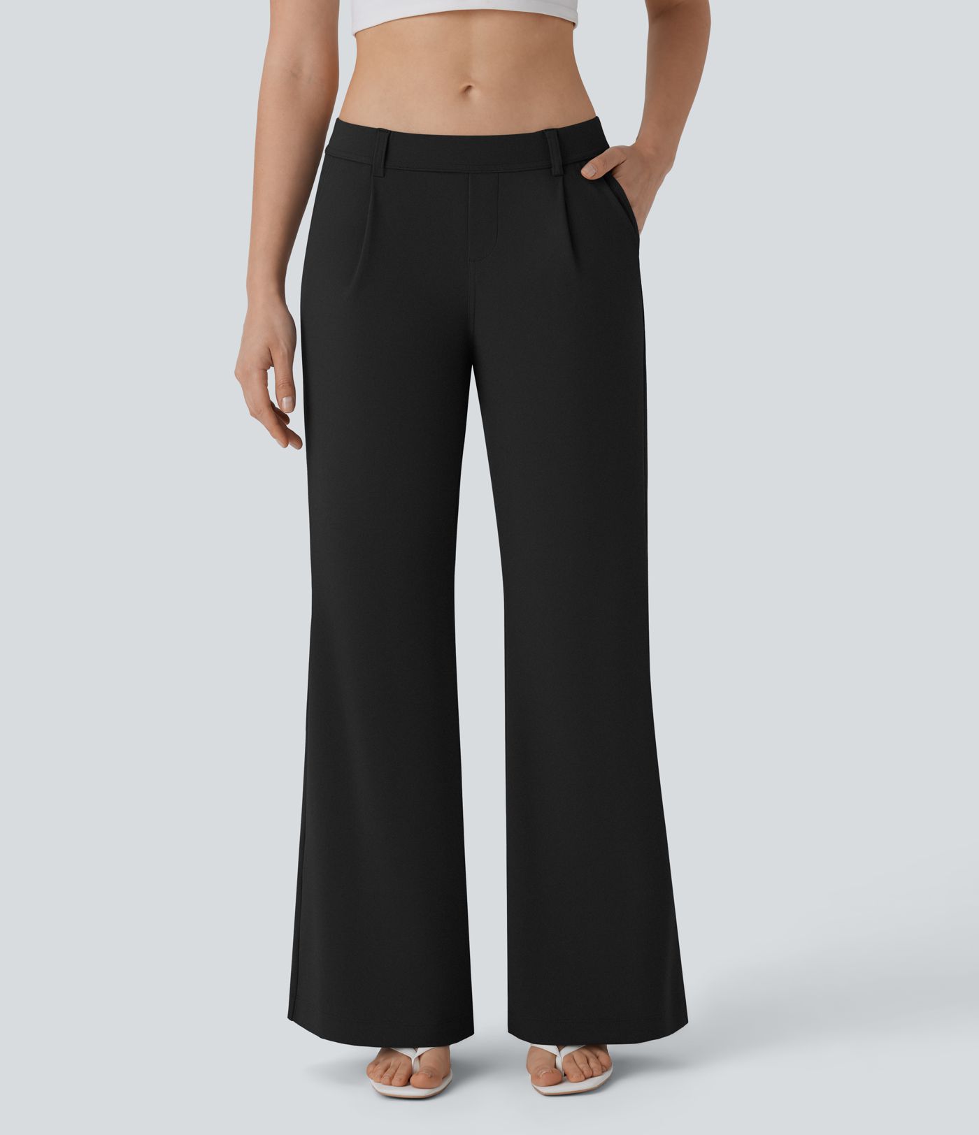 DayStretch Low Rise Pocket Casual Bootcut Pants