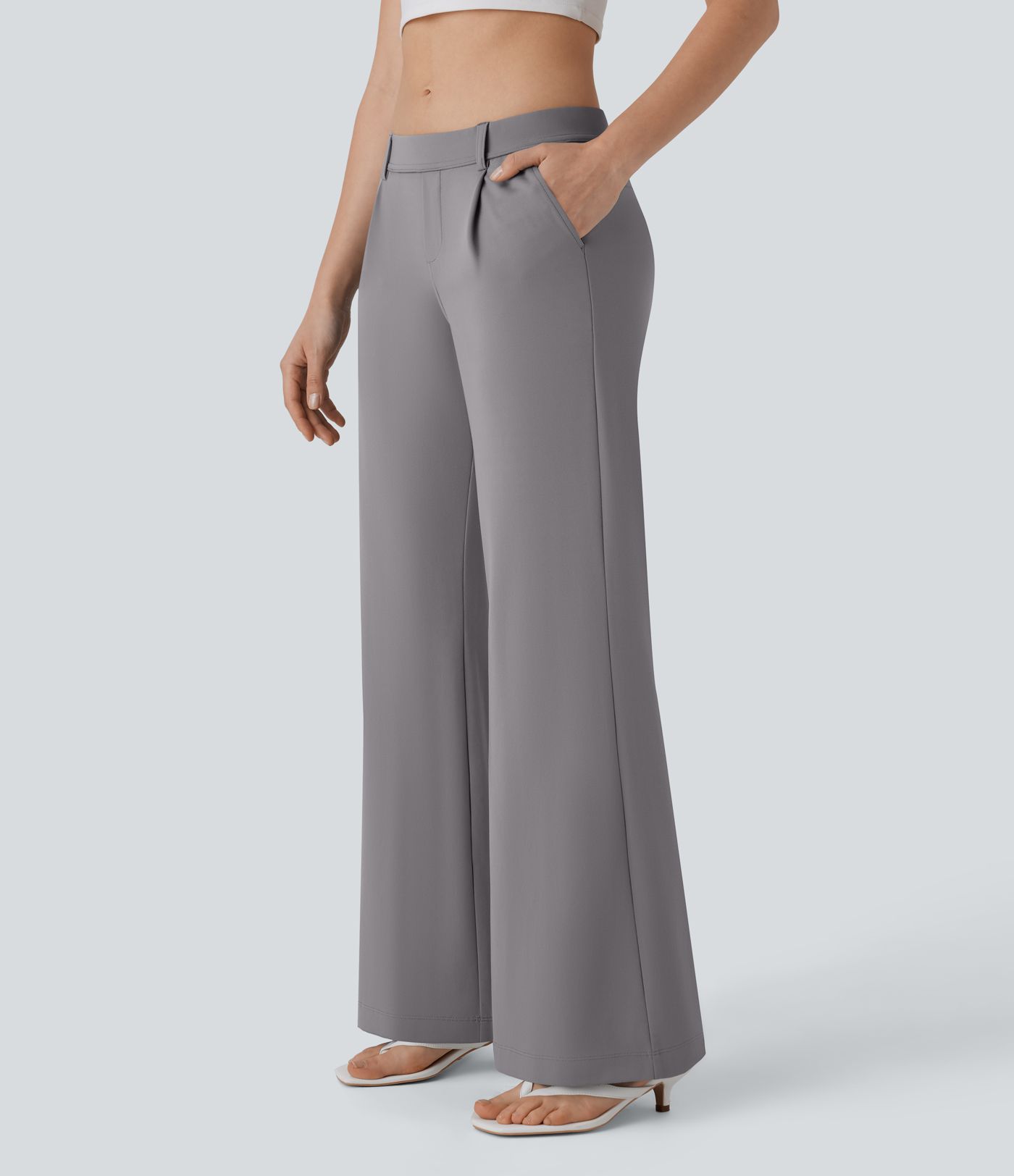 Pantalon bootcut taille basse DayStretch avec poches