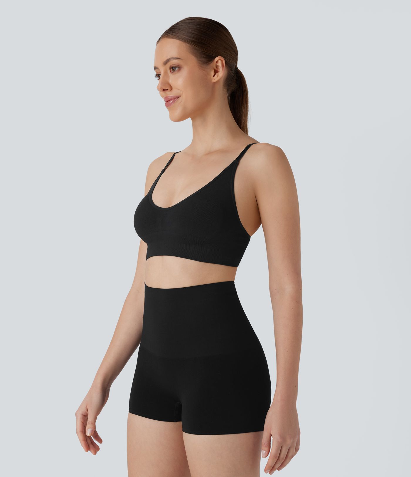 Sujetador bralette sin costurasvcon tirantes ajustables y sin espalda