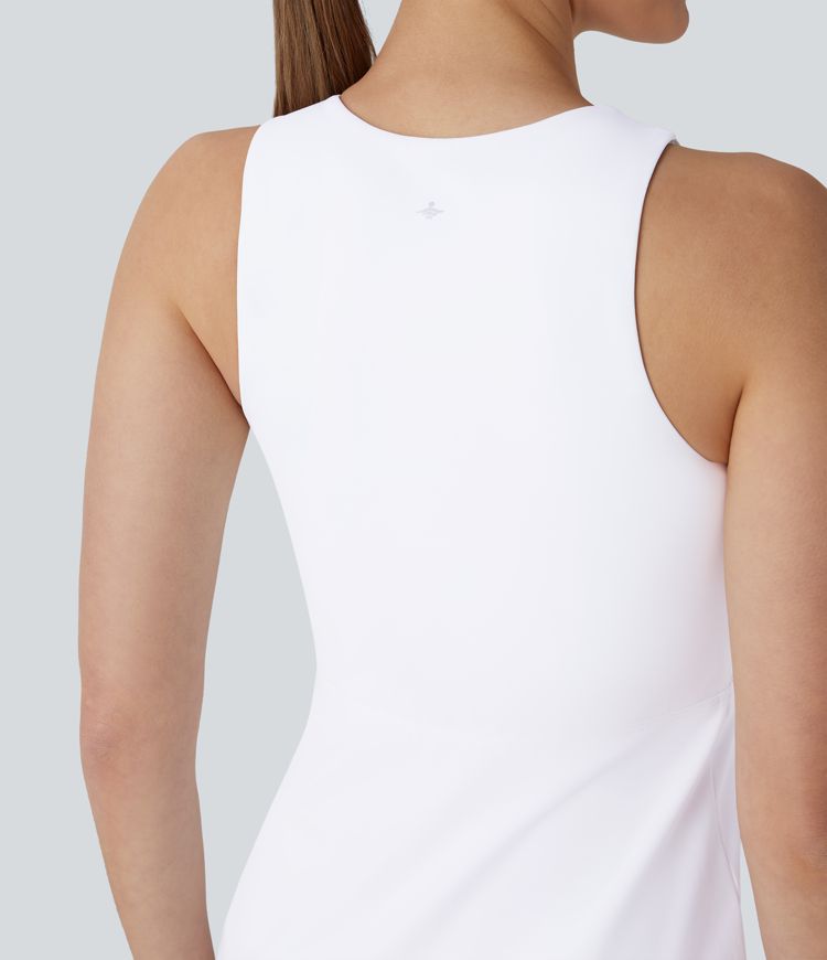 Mini Vestido Softlyzero™ Airy deportivo golf cremallera 2 en 1 bolsillo lateral dividido tacto fresco bolsillo tee golf - Edición Easy Peezy - UPF 50+