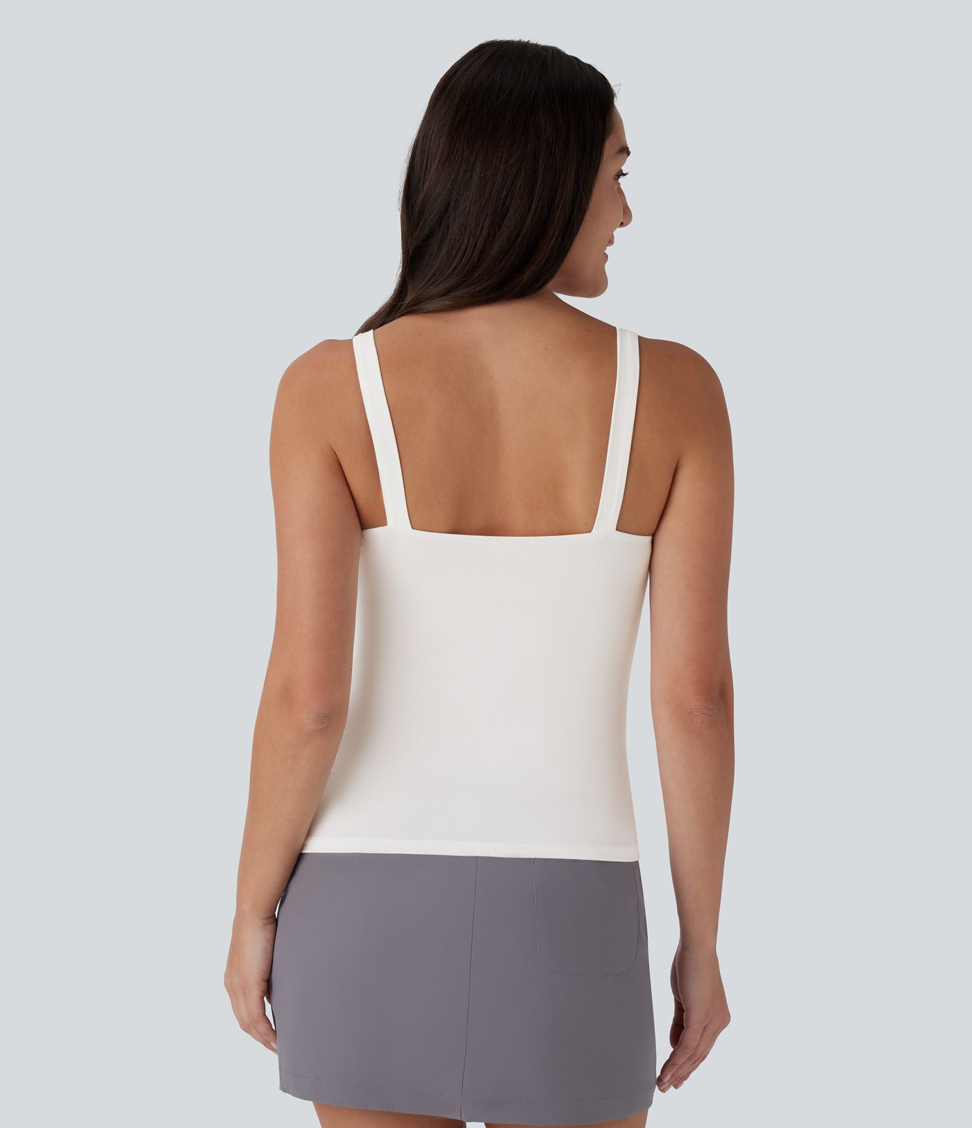 Ruched Casual Tank Top