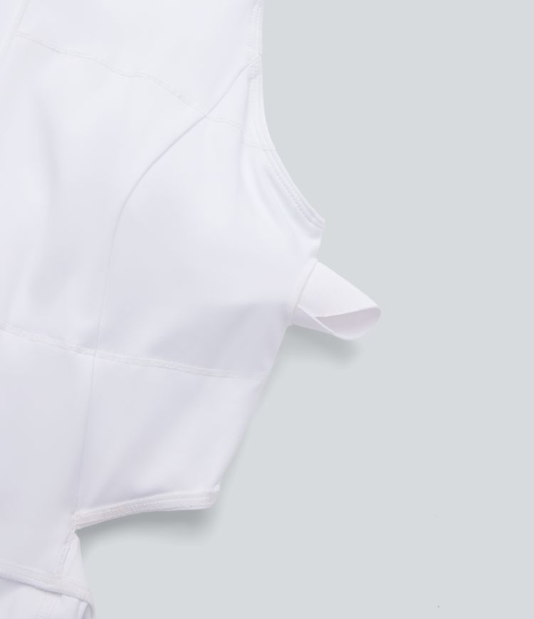 Mini Vestido Softlyzero™ Airy deportivo golf cremallera 2 en 1 bolsillo lateral dividido tacto fresco bolsillo tee golf - Edición Easy Peezy - UPF 50+