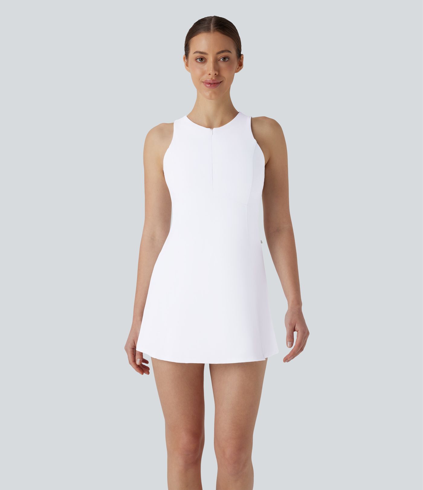 Mini Vestido Softlyzero™ Airy deportivo golf cremallera 2 en 1 bolsillo lateral dividido tacto fresco bolsillo tee golf - Edición Easy Peezy - UPF 50+