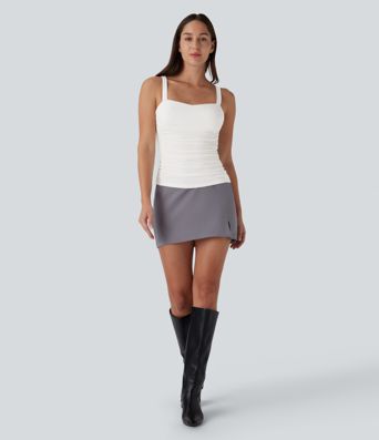 Ruched Casual Tank Top