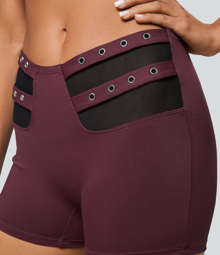 Pantalón corto Softlyzero™ Airy motociclista tiro medio V malla contrastante tacto fresco 7.5cm - UPF50+