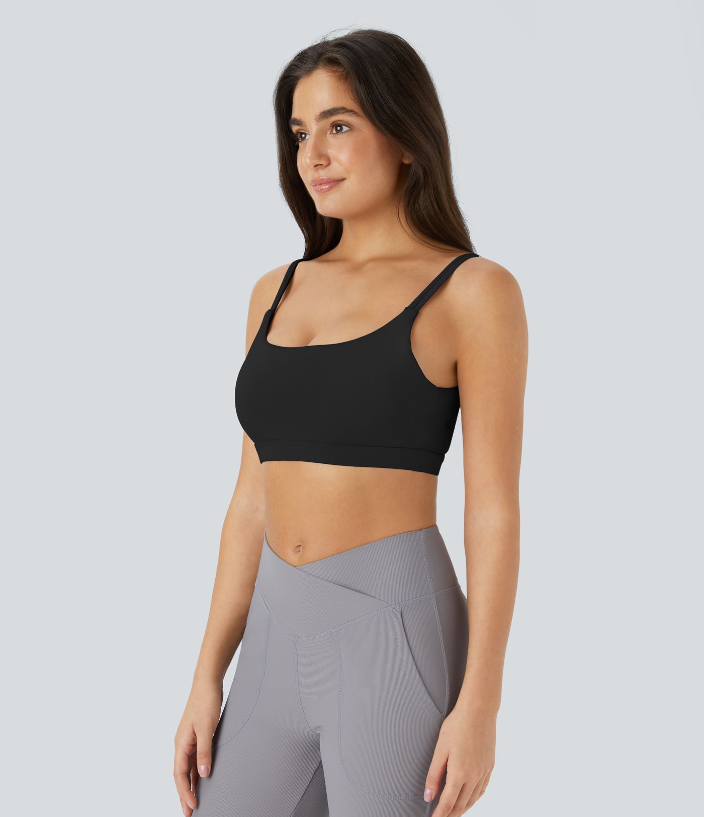 Softlyzero™ Plush Low Support U-Neck Backless Yoga Sports Bra