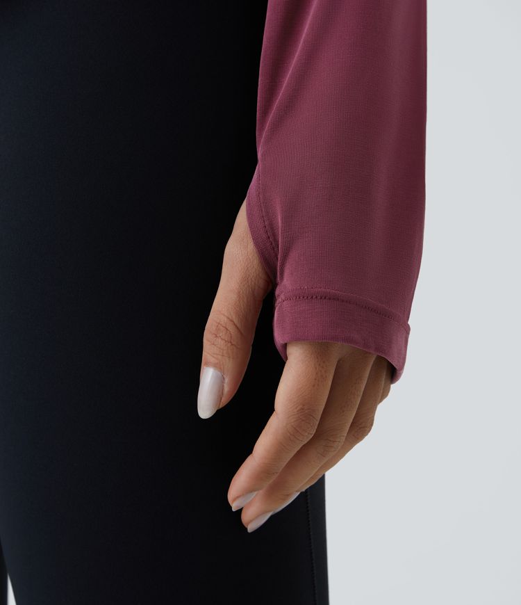 Backless Cross-Cutout Thumbhole Yoga Sports Top