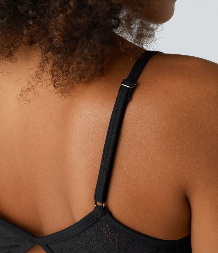 Contrast Lace Hem Midi Casual Slip Dress